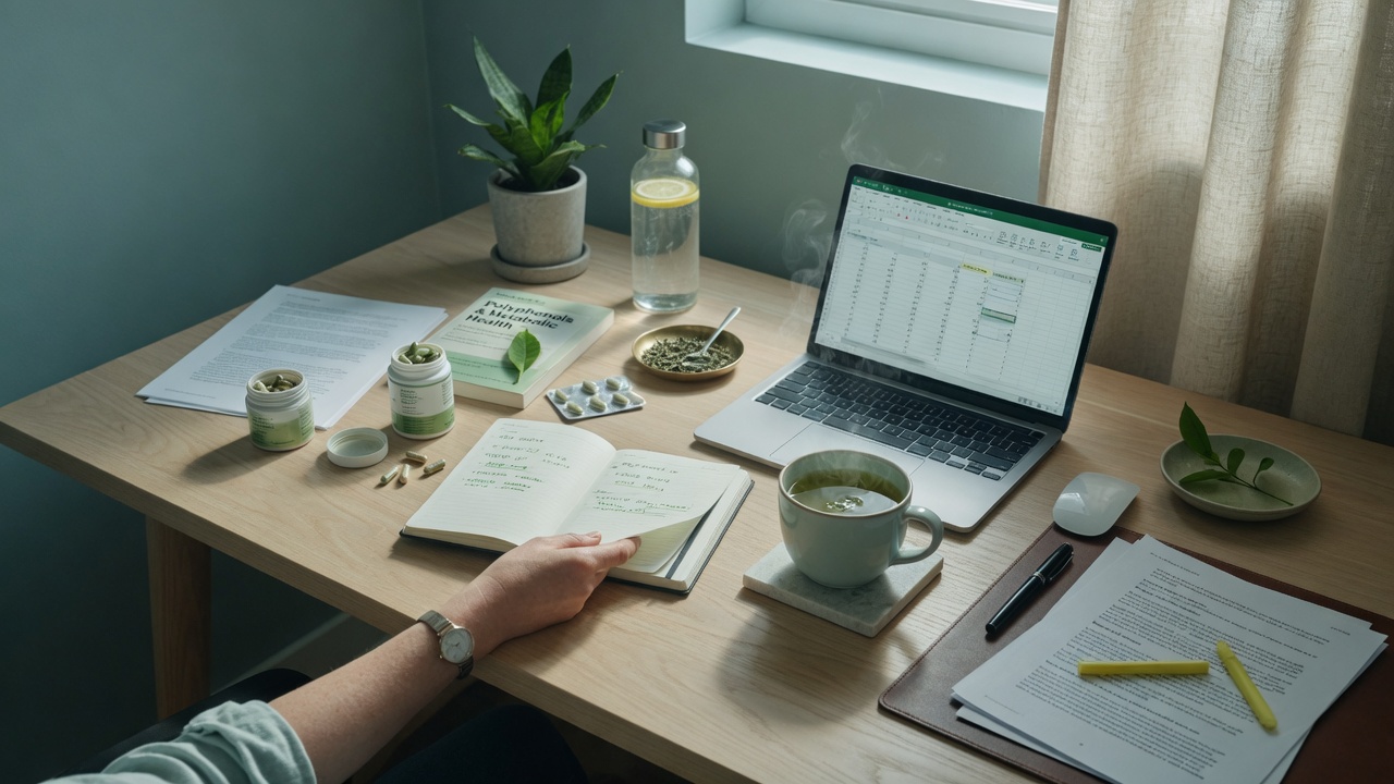 green tea catechins: practical weekday scene for a packed calendar