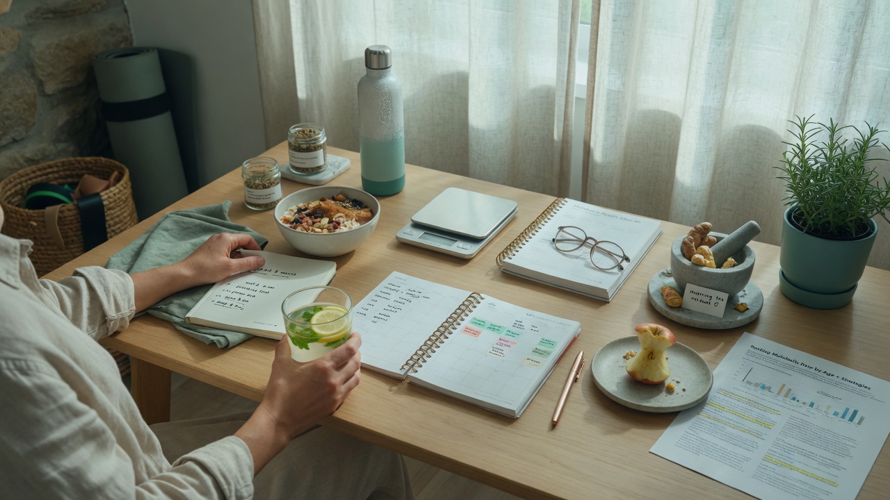 how to lose weight with slow metabolism: practical weekday scene for a packed calendar