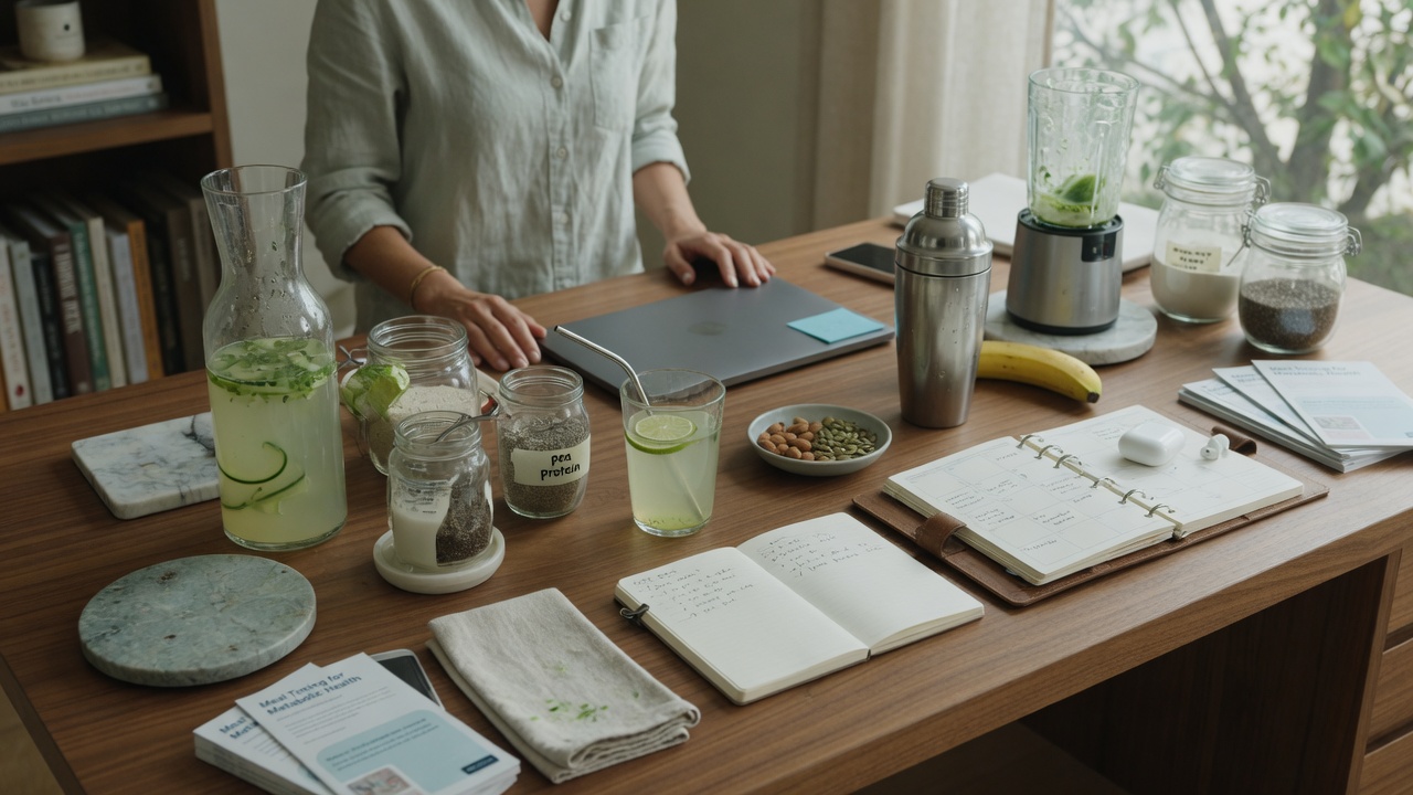 liquid diet for weight loss: practical weekday scene for a packed calendar